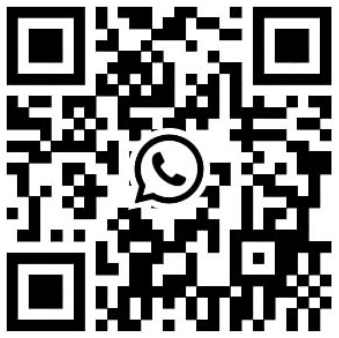 WhatsApp QR code provided by the family